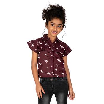 Multicolor Printed Cotton Kids Tops 1