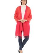 Super Fine Soft Women's Viscose Reversible Pashmina Scarf, Stole & Wrap with Hanger