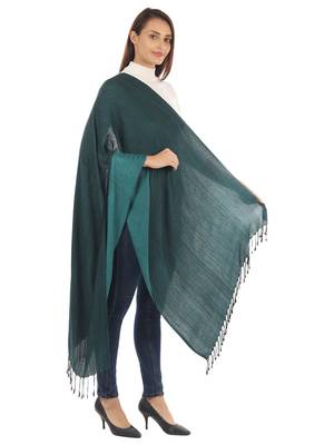 Super Fine Soft Women's Viscose Reversible Pashmina Scarf, Stole & Wrap with Hanger 2