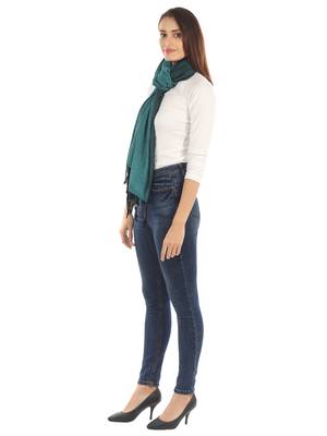 Super Fine Soft Women's Viscose Reversible Pashmina Scarf, Stole & Wrap with Hanger 4