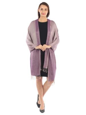 Super Fine Soft Women's Viscose Reversible Pashmina Scarf, Stole & Wrap with Hanger 1