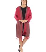 Super Fine Soft Women's Viscose Reversible Pashmina Scarf, Stole & Wrap with Hanger