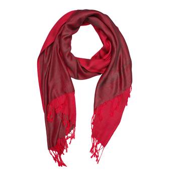 Super Fine Soft Women's Viscose Reversible Pashmina Scarf, Stole & Wrap with Hanger 5