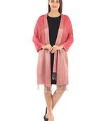 Super Fine Soft Women's Viscose Reversible Pashmina Scarf, Stole & Wrap with Hanger