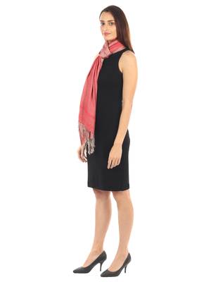 Super Fine Soft Women's Viscose Reversible Pashmina Scarf, Stole & Wrap with Hanger 4