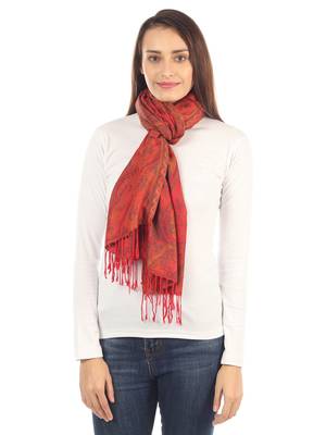 Super Fine Soft Women's Mudal Reversible Pashmina Scarf, Stole & Wrap with Hanger 2