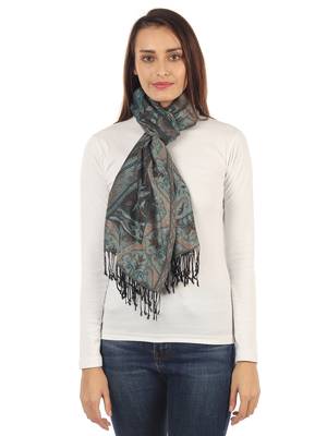 Super Fine Soft Women's Mudal Reversible Pashmina Scarf, Stole & Wrap with Hanger 2