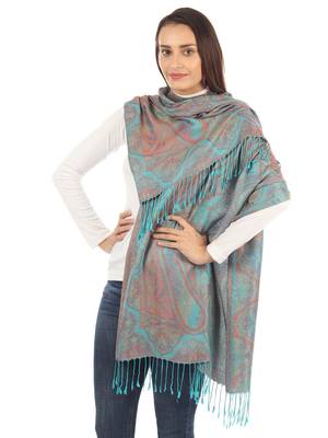 Super Fine Soft Women's Mudal Reversible Pashmina Scarf, Stole & Wrap with Hanger 1