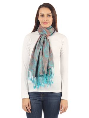 Super Fine Soft Women's Mudal Reversible Pashmina Scarf, Stole & Wrap with Hanger 2
