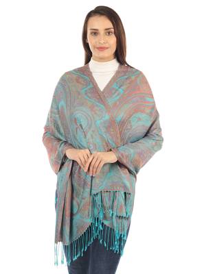 Super Fine Soft Women's Mudal Reversible Pashmina Scarf, Stole & Wrap with Hanger 3