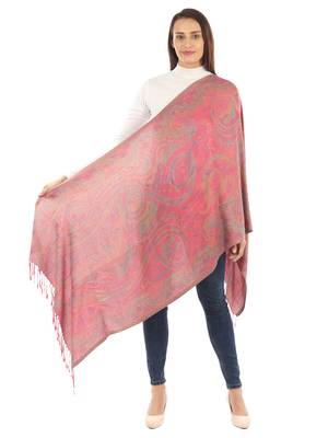 Super Fine Soft Women's Mudal Reversible Pashmina Scarf, Stole & Wrap with Hanger 3