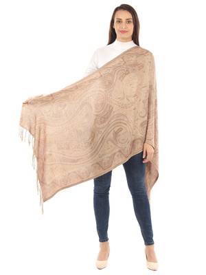 Super Fine Soft Women's Mudal Reversible Pashmina Scarf, Stole & Wrap with Hanger 4