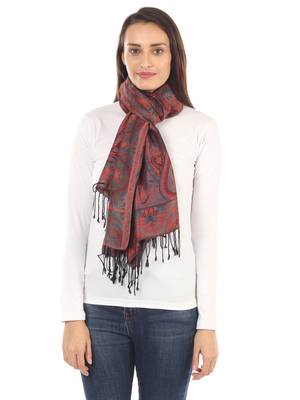 Super Fine Soft Women's Mudal Reversible Pashmina Scarf, Stole & Wrap with Hanger 2