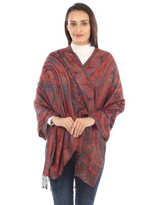 Super Fine Soft Women's Mudal Reversible Pashmina Scarf, Stole & Wrap with Hanger 4