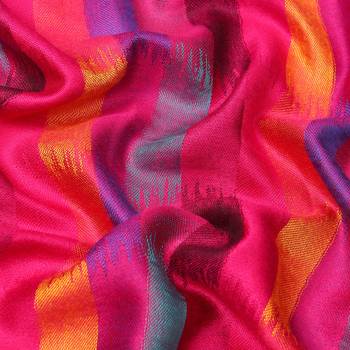 Super Fine Soft Women's Mudal Reversible Pashmina Zig Zag Printed Scarf, Stole & Wrap with Hanger 3