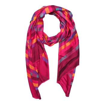 Super Fine Soft Women's Mudal Reversible Pashmina Zig Zag Printed Scarf, Stole & Wrap with Hanger 4