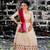 Chiku embroidered jacquard semi stitched lehenga