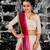 Chiku embroidered jacquard semi stitched lehenga