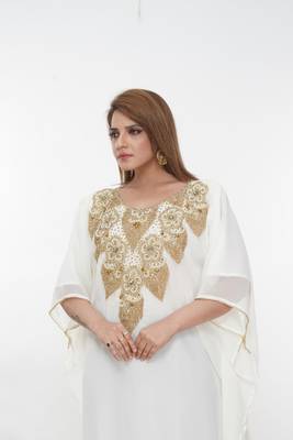 Dubai Kaftan Women Dress Long Gown Farasha Morocco Wear 1