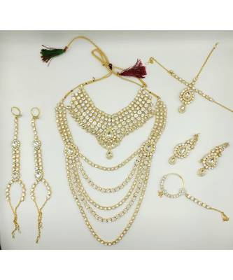 Ethnic Traditional Kundan  Bridal Jewellery Set 1