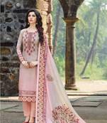 Grey printed cotton salwar