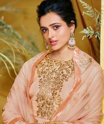 Pink embroidered silk salwar 3