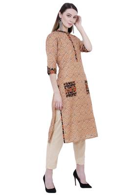 Lagi Printed Contrast Straight Kurta 3