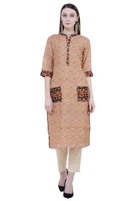 Lagi Printed Contrast Straight Kurta 6