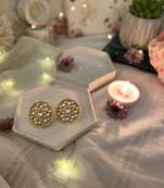 Gold Tone Kundan Studs