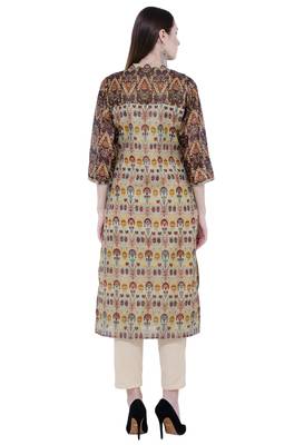  Lagi Printed Contrast Straight Kurta 2