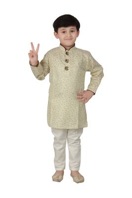 Multicolor printed cotton boys-kurta-pyjama 1