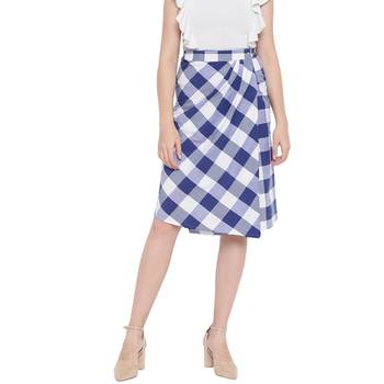 Blue printed Cotton skirts 1
