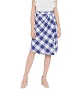 Blue printed Cotton skirts