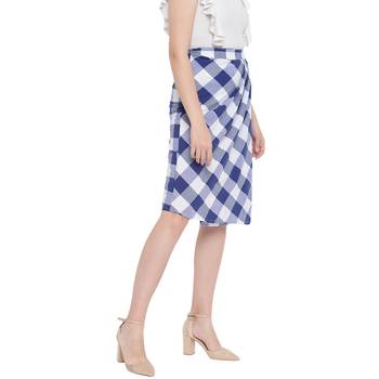 Blue printed Cotton skirts 4