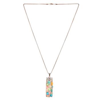 Multicolor Cubic Zirconia Pendants 2