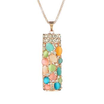Multicolor Cubic Zirconia Pendants 3