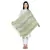Multi Green Viscose Rayon Woven Design Floral Colorblock Shawl