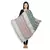 Grey & Light Mauve Woollen Blend Woven Design Abstract Geometric Shawl