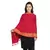 Fuschia & Multi Woollen Floral Polka Dot Hand Embroidered Shawl