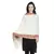 Natural & Multi Woollen Floral Polka Dot Hand Embroidered Shawl