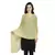 Yellow Woollen Woven Design Paisley Shawl