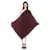 Maroon & Black Modal Woven Design Polka Dot Reversible Shawl