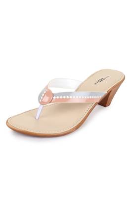 Beautiful Multi color synthetic material heels for women's 2