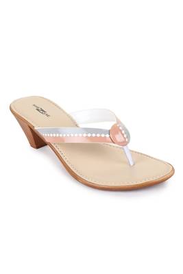 Beautiful Multi color synthetic material heels for women's 3