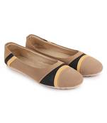 Beautiful Beige color synthetic material bellies for women's