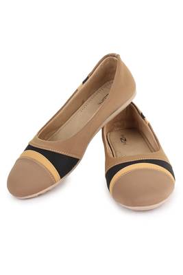 Beautiful Beige color synthetic material bellies for women's 4