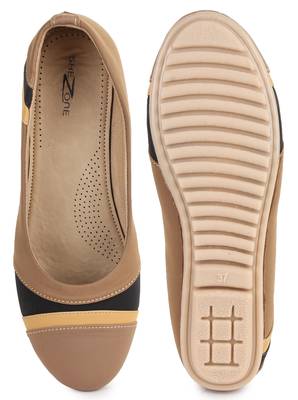 Beautiful Beige color synthetic material bellies for women's 5