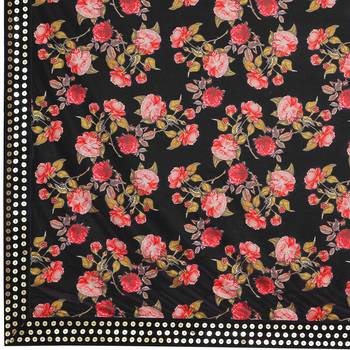Black Plain Lycra Designer Saree With Blouse 5