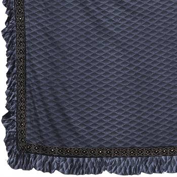 Grey Plain Lycra Designer Saree With Blouse 5