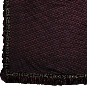 Maroon Plain Lycra Designer Saree With Blouse 5